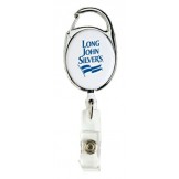 Badge Reel Carabiner Custom Printed - 100 pack